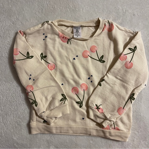 Carter's Cherry Sweatshirt - Picture 4 of 4